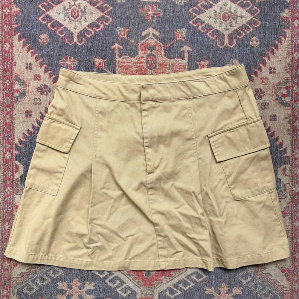 Blue-rain Women's Tan and Khaki Skirt